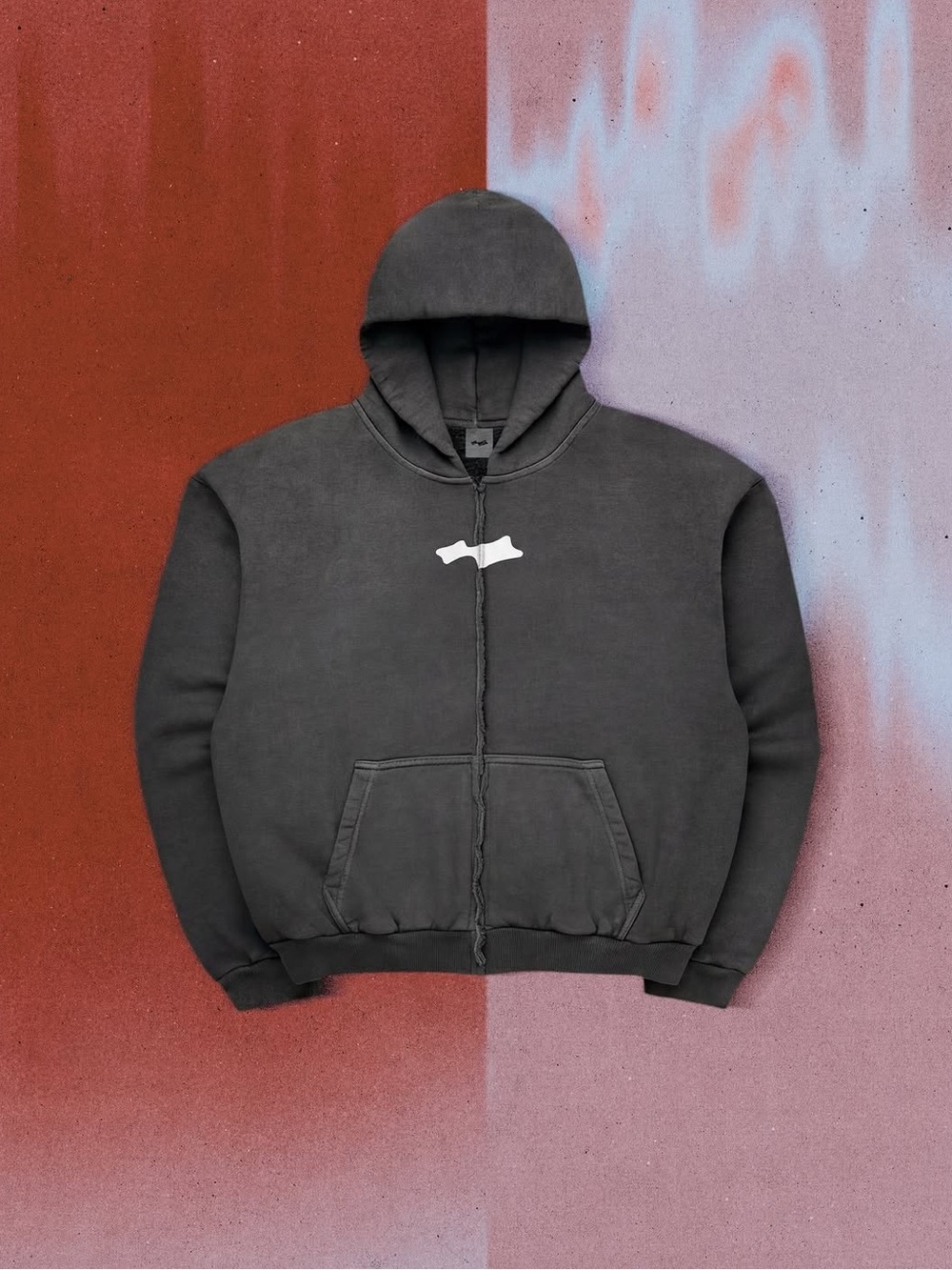 SKYLRK No-Zip Hoodie in Ash - NEW WITH PACKAGING - Adult XL